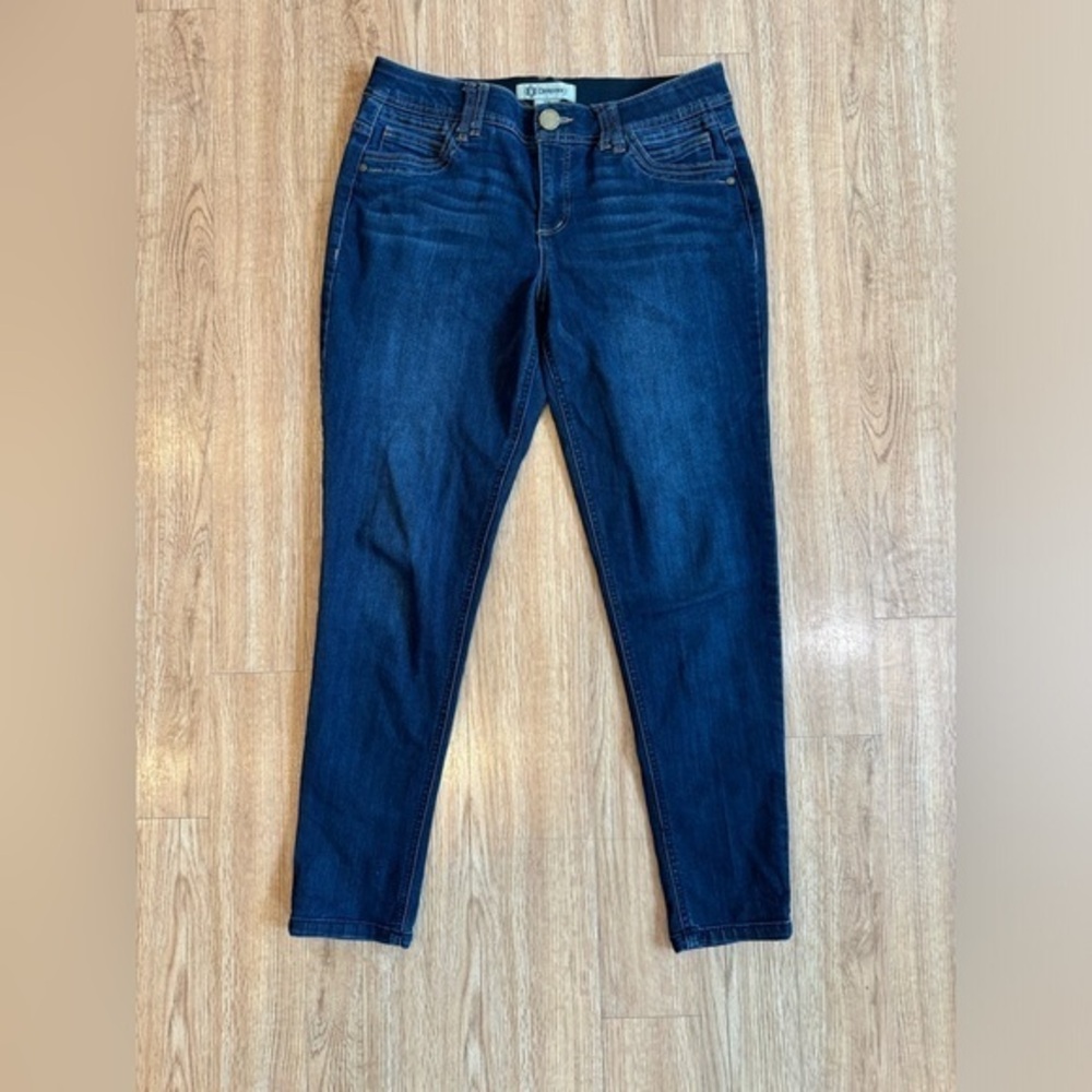 Democracy Womens Ab Technology Skinny Jeans Blue B1641XXBX Size 10